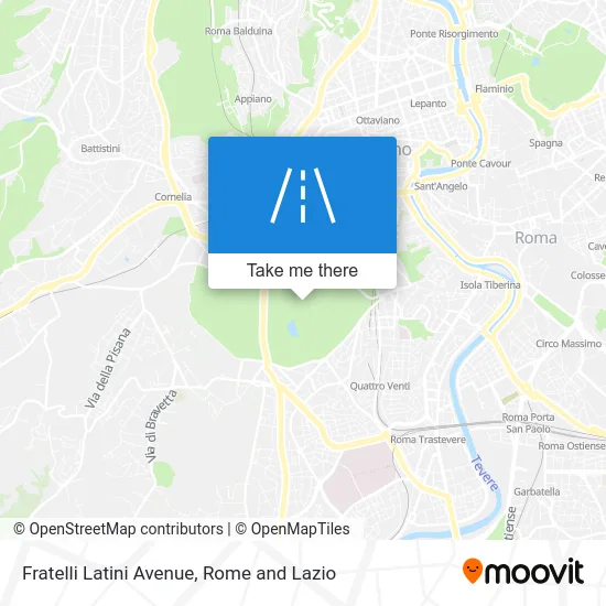 Fratelli Latini Avenue map