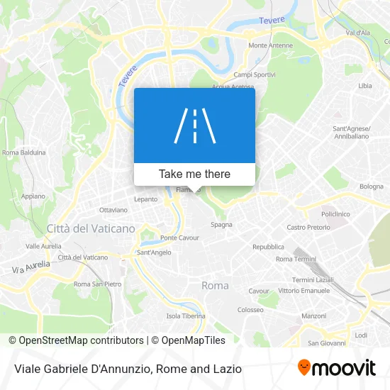 Viale Gabriele D'Annunzio map