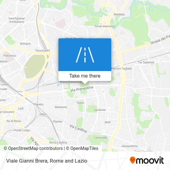 Viale Gianni Brera map