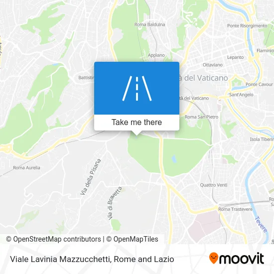 Lavinia Mazzucchetti Avenue map