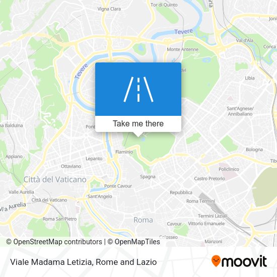 Viale Madama Letizia map