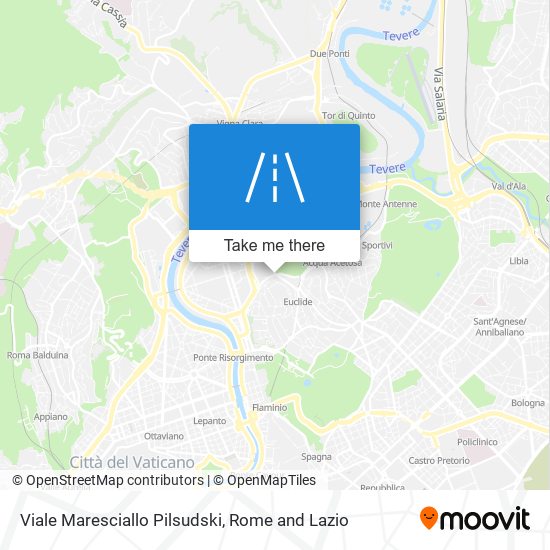 Viale Maresciallo Pilsudski map