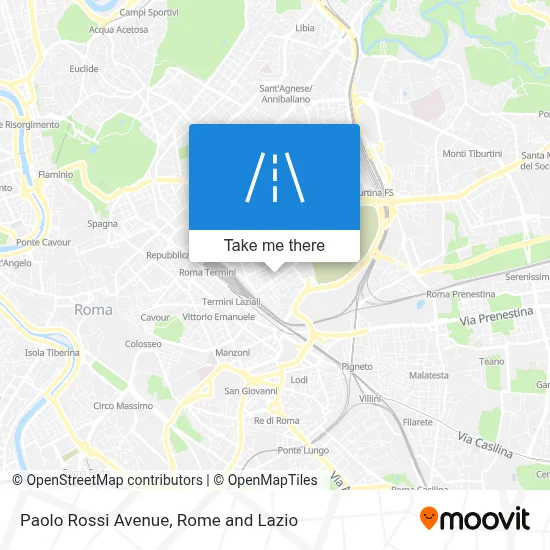 Paolo Rossi Avenue map