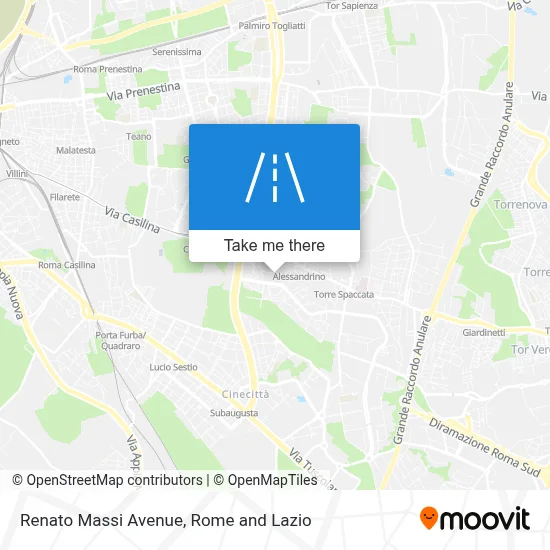 Renato Massi Avenue map