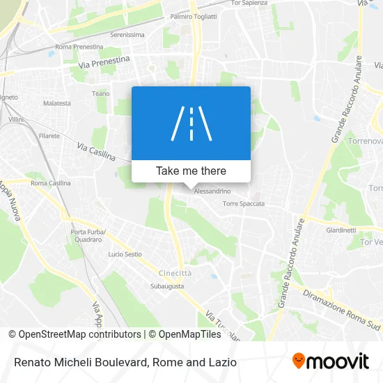 Renato Micheli Boulevard map
