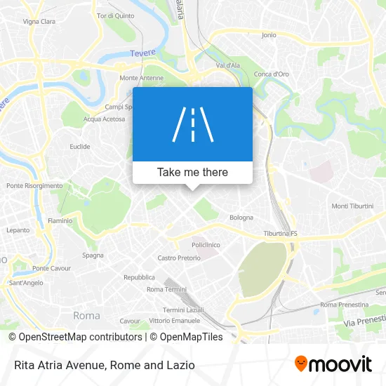 Rita Atria Avenue map