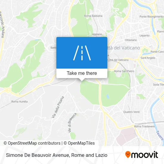 Simone De Beauvoir Avenue map