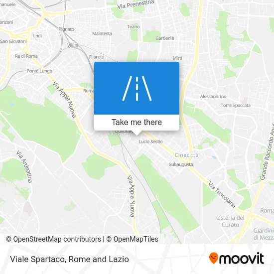 Spartacus Avenue map