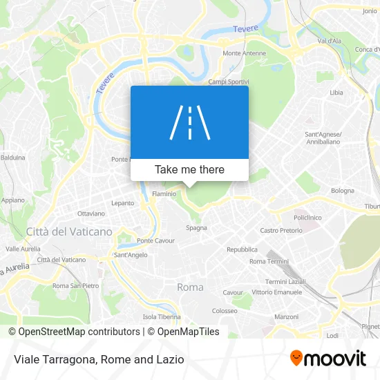 Tarragona Avenue map