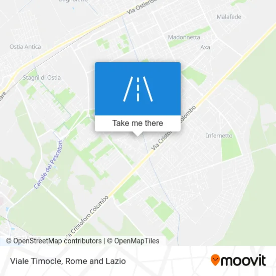 Timocle Avenue map