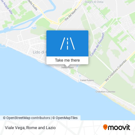 Viale Vega map