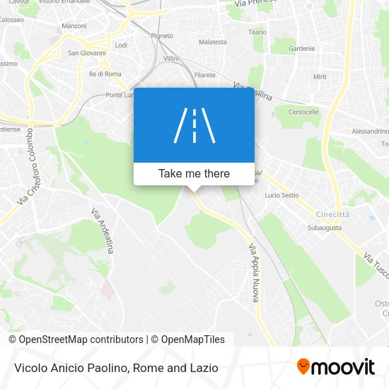 Vicolo Anicio Paolino map