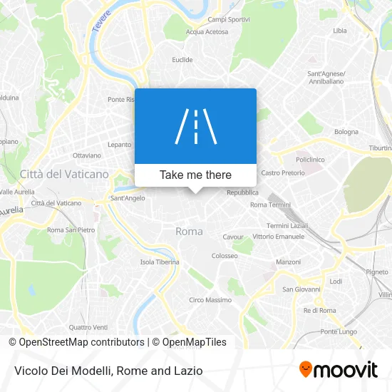 Vicolo Dei Modelli map