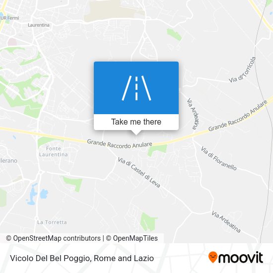 Vicolo Del Bel Poggio map