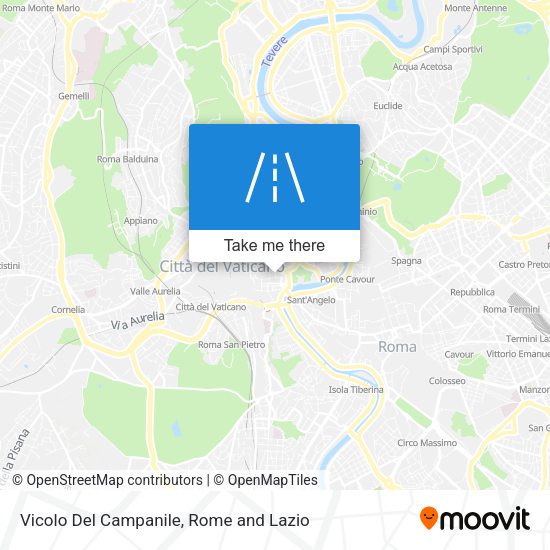 Vicolo Del Campanile map