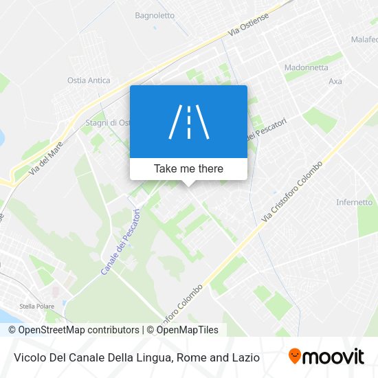 Vicolo Del Canale Della Lingua map