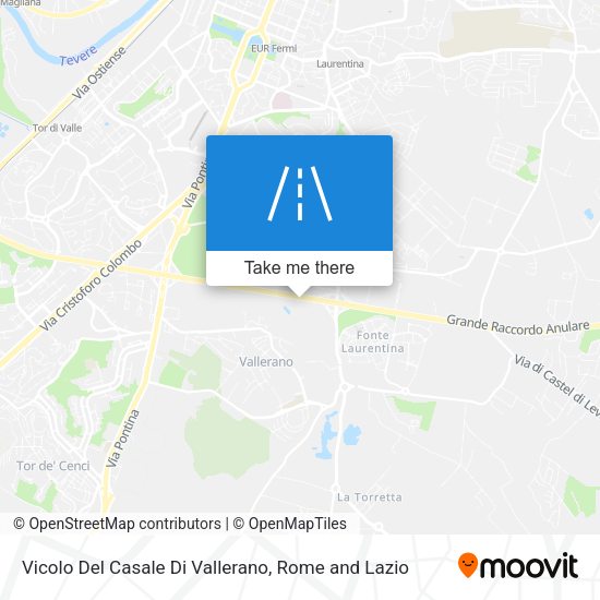 Vicolo Del Casale Di Vallerano map