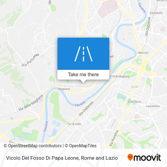 Vicolo Del Fosso Di Papa Leone map