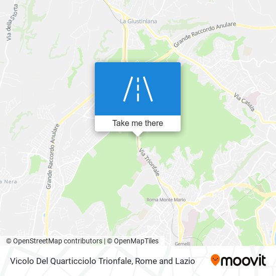 Vicolo Del Quarticciolo Trionfale map