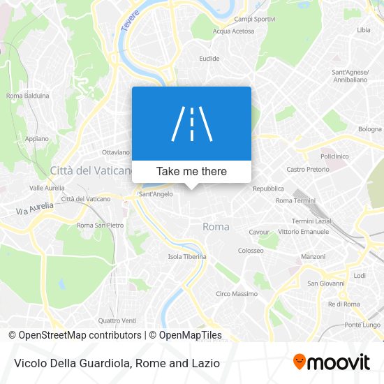 Vicolo Della Guardiola map