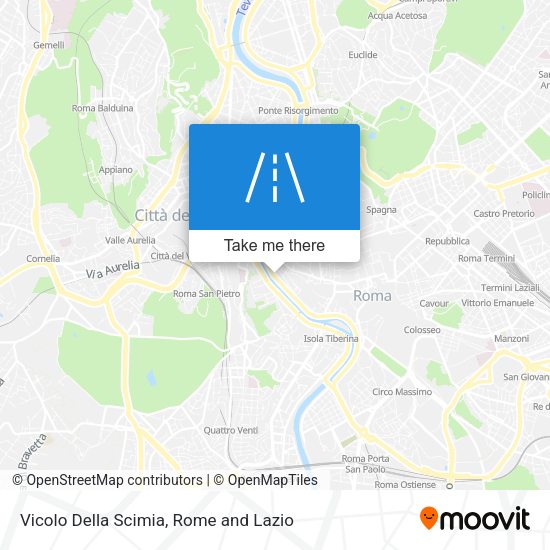 Vicolo Della Scimia map