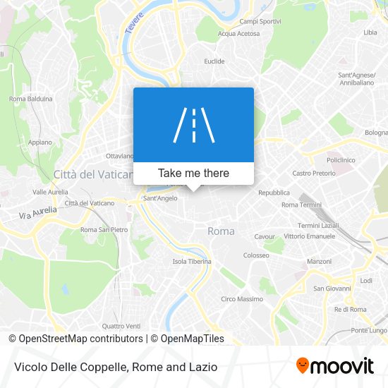Vicolo Delle Coppelle map