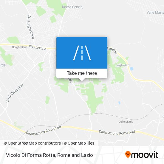 Vicolo Di Forma Rotta map