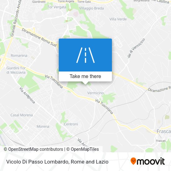 Vicolo Di Passo Lombardo map