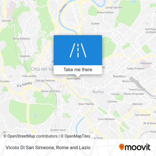 Vicolo Di San Simeone map