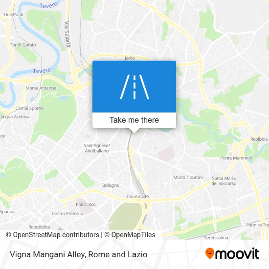 Vigna Mangani Alley map