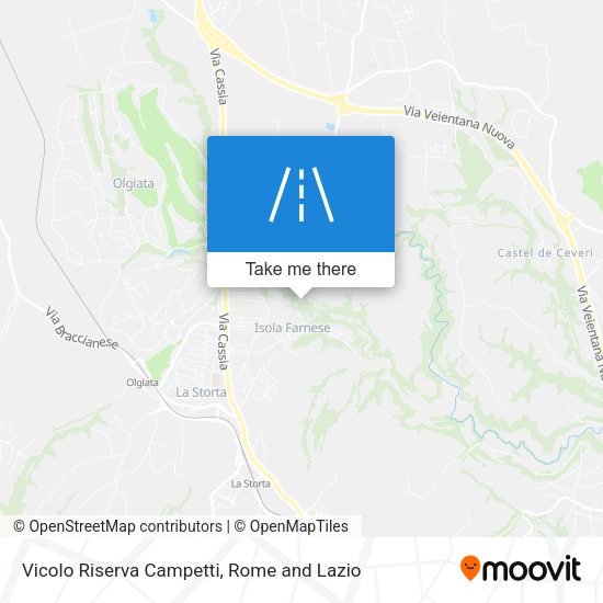 Vicolo Riserva Campetti map