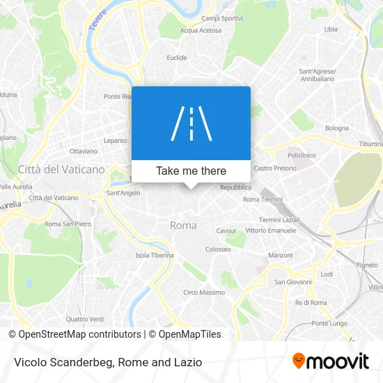 Scanderbeg Alley map