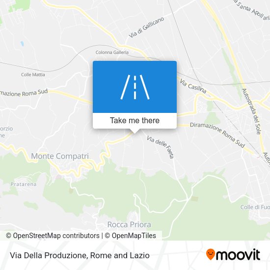 Via Della Produzione map
