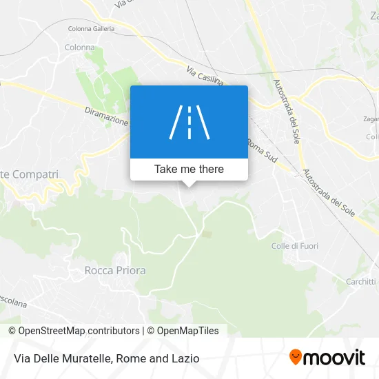 Delle Muratelle Street map