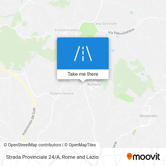 Provincial Road 24/A map