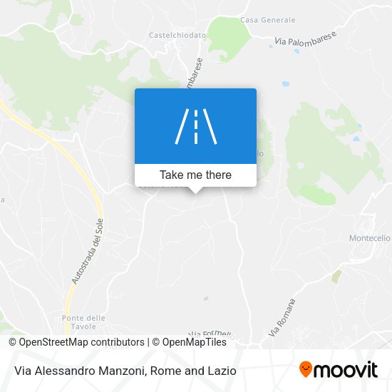 Via Alessandro Manzoni map