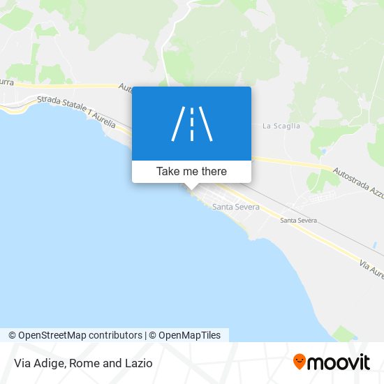 Via Adige map