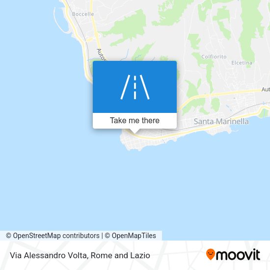 Via Alessandro Volta map