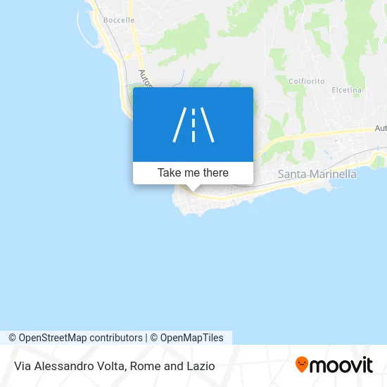 Alessandro Volta Street map