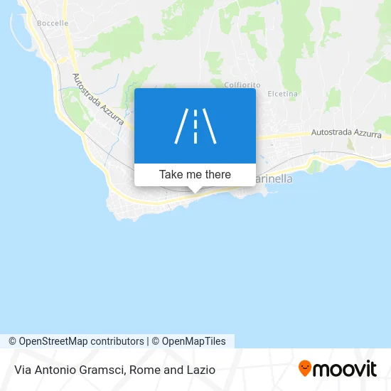 Antonio Gramsci Street map