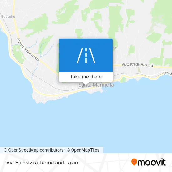 Bainsizza Street map