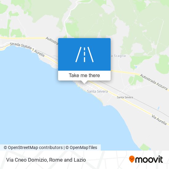 Via Cneo Domizio map