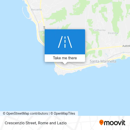 Crescenzio Street map