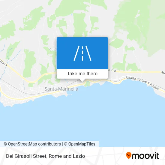 Dei Girasoli Street map