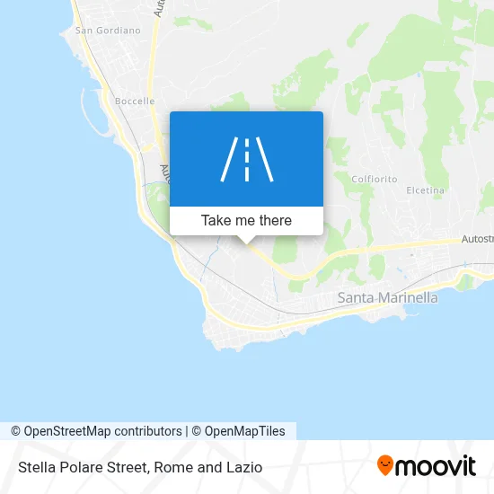 Stella Polare Street map