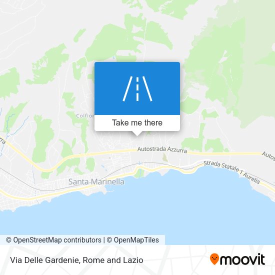 Via Delle Gardenie map