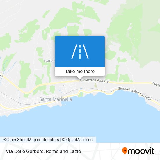 Via Delle Gerbere map