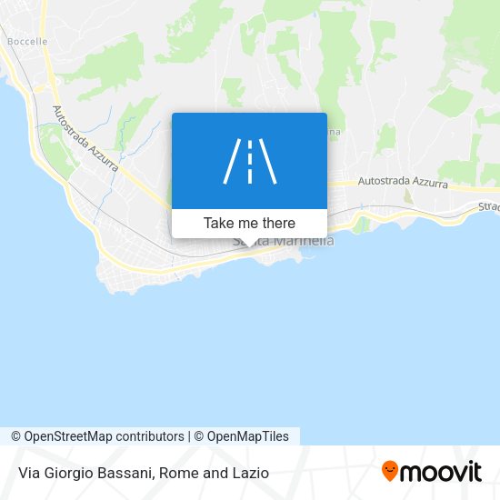Via Giorgio Bassani map