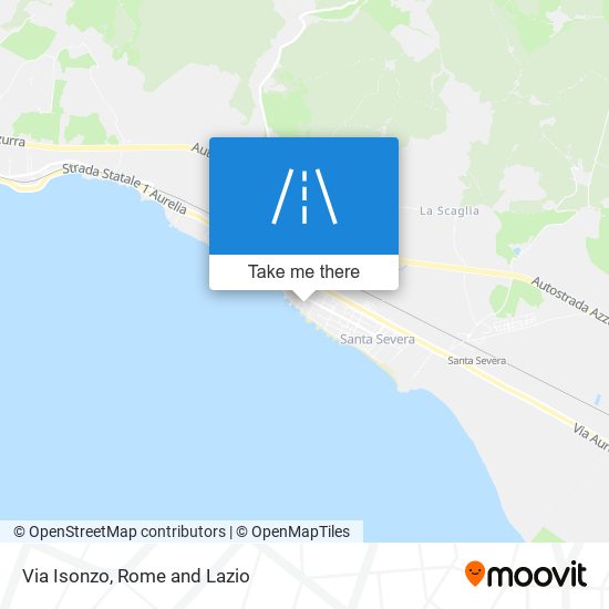 Via Isonzo map