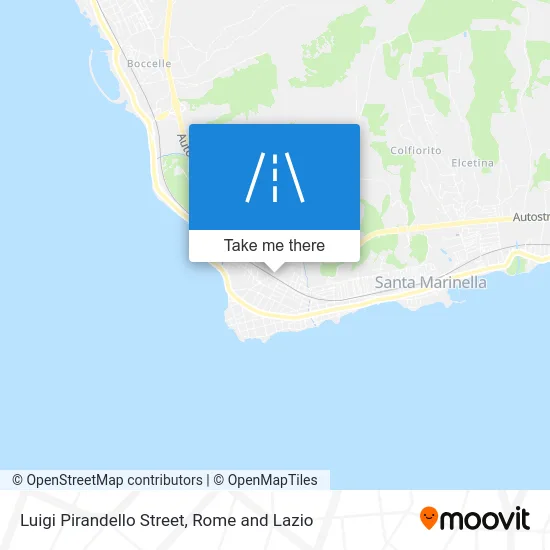 Luigi Pirandello Street map